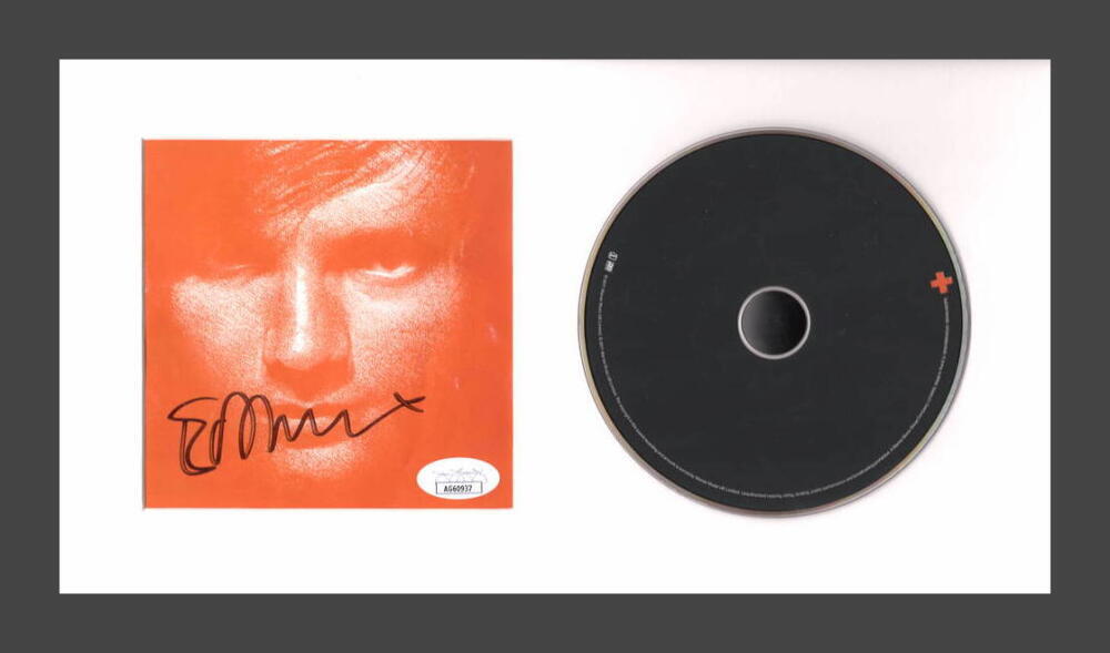 Ed Sheeran Signed Autograph Plus + Framed CD Display - Subtract w/ JSA COA
