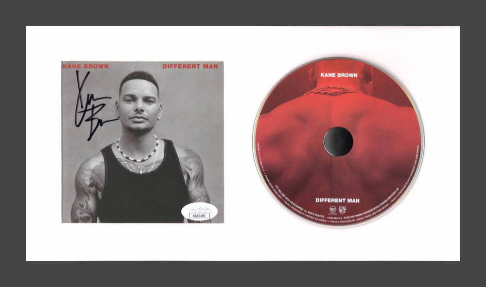 Kane Brown Signed Autograph Different Man Framed CD Display Country Star JSA COA
