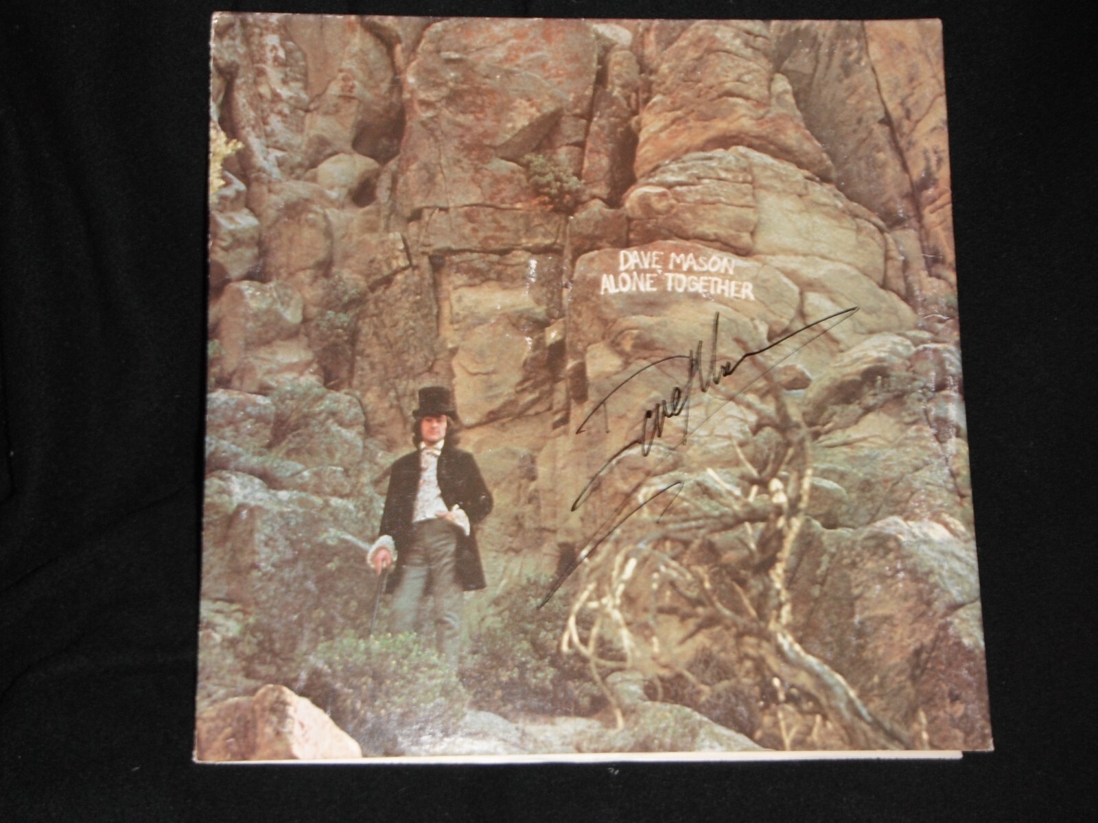 DAVE MASON SIGNED ALONE TOGETHER VINYL ALBUM
