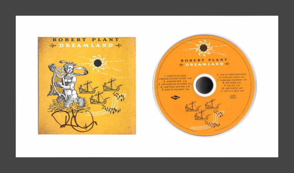 Robert Plant Signed Autograph Dreamland Framed CD Display Led Zeppelin JSA COA
