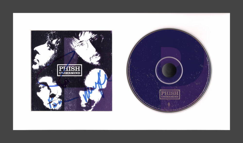 Trey Anastasio +2 Phish Signed Autograph Undermind Framed CD Display JSA COA
