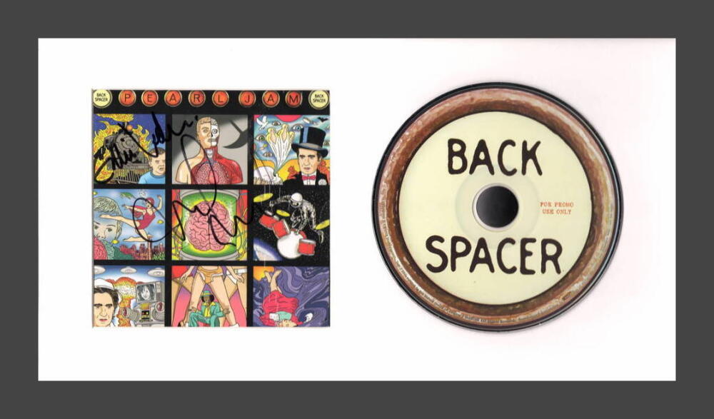 Eddie Vedder & Mike McCready Signed Autograph Pearl Jam Framed CD Display w/ JSA
