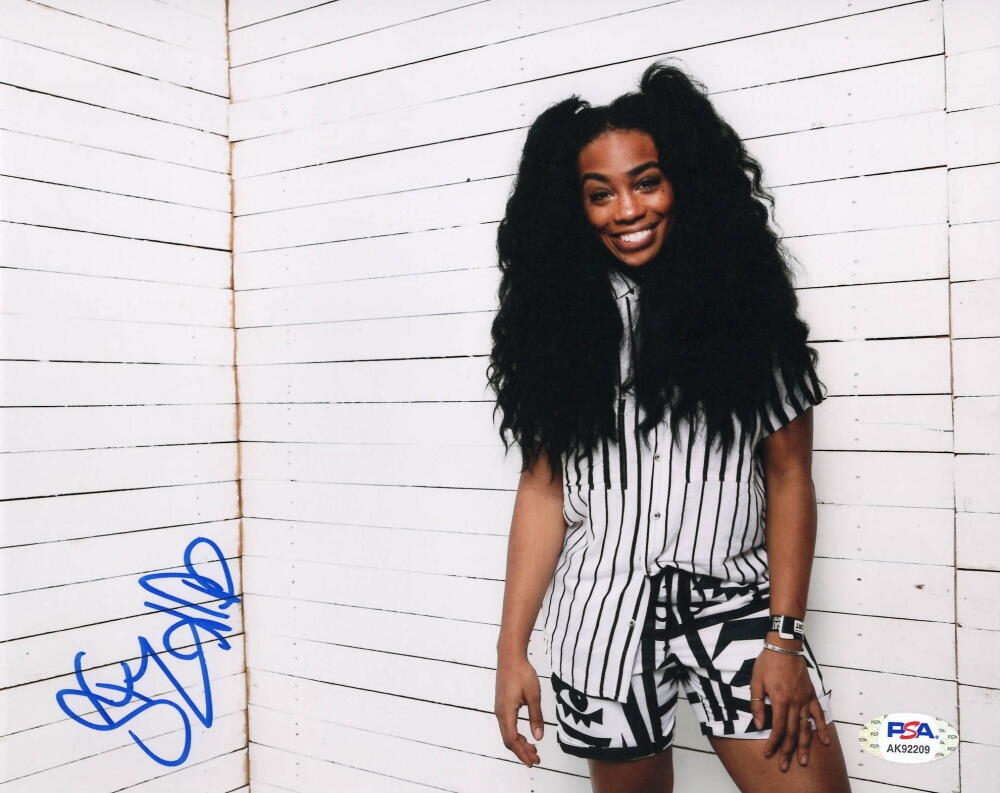 SZA Signed Autograph 8x10 Photo - Ctrl SOS Grammy Winner Kill Bill w/ PSA COA
