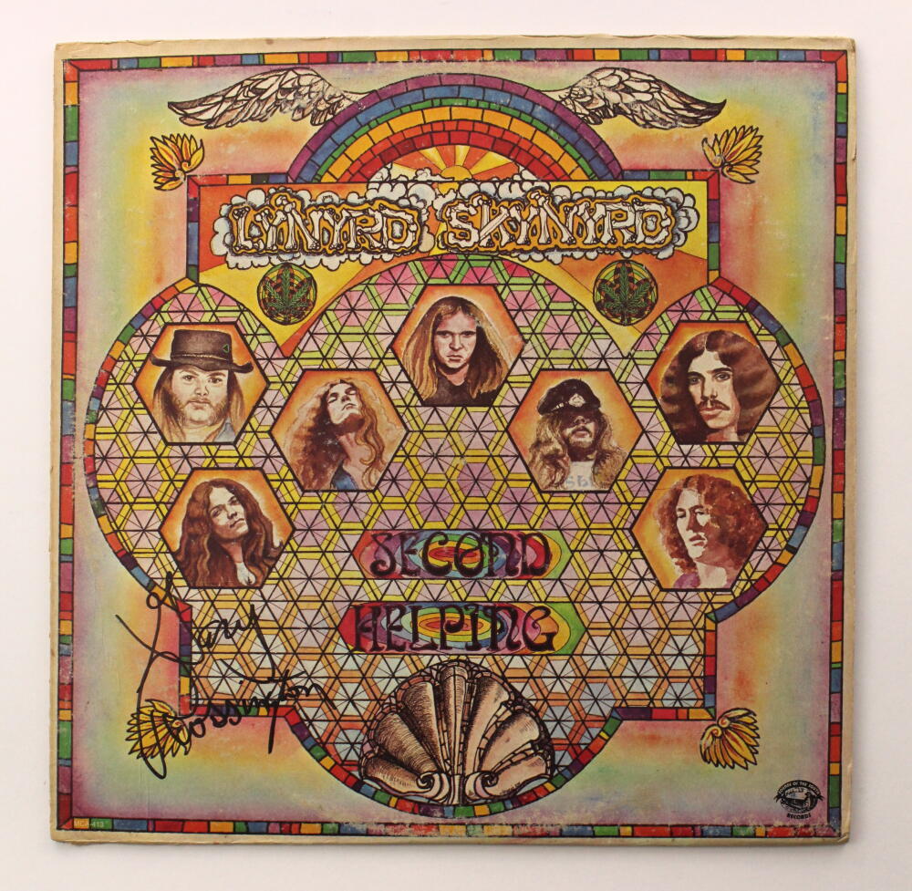 Gary Rossington Signed Autograph Album Vinyl Record - Lynyrd Skynyrd w/ JSA COA
