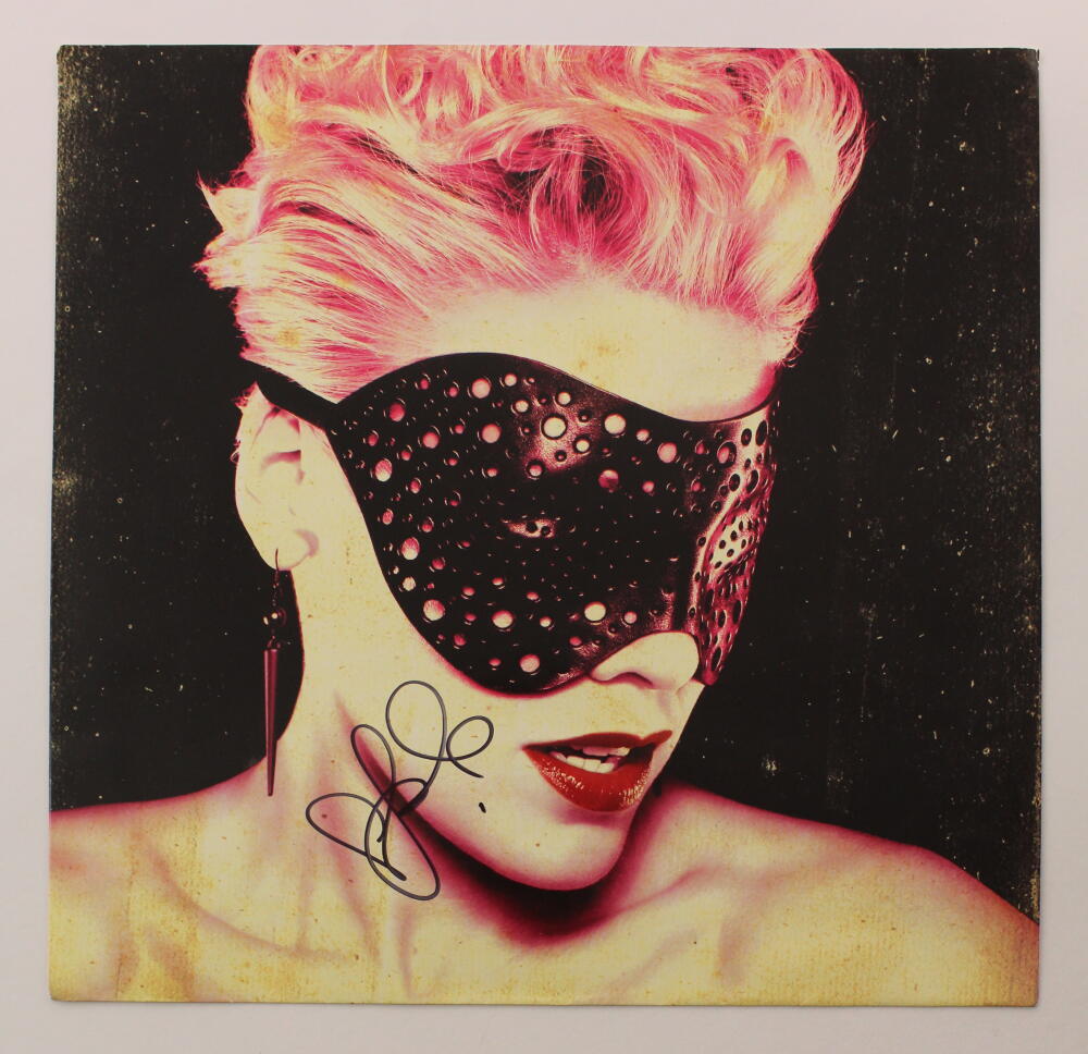 Pink P!nk Signed Autograph 12x12 The Truth About Love Vinyl Record Jacket w/ JSA
