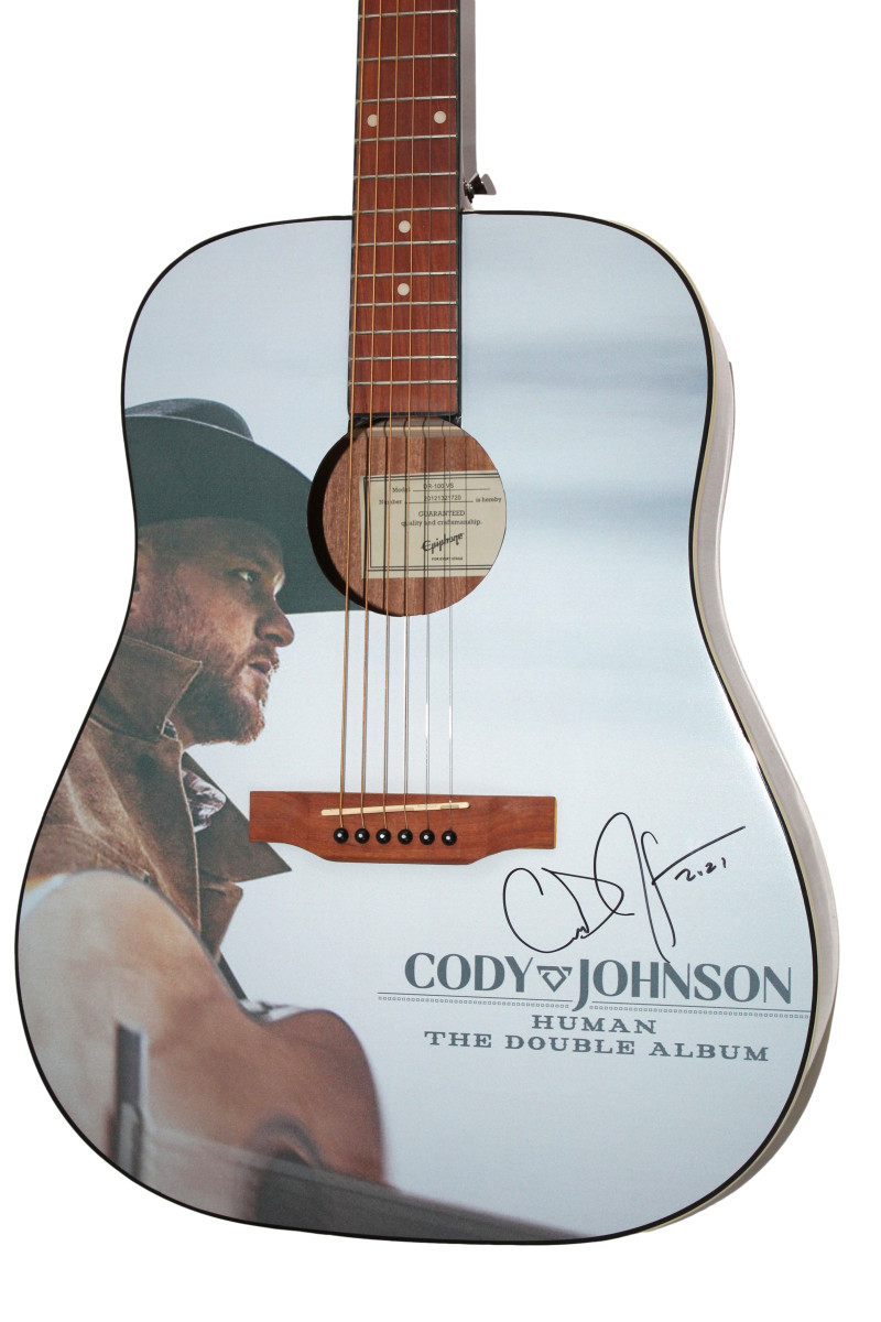 Cody Johnson Signed Autograph Custom 1/1 Epiphone Guitar Country Music Stud JSA
