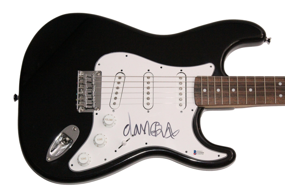 Damon Albarn Gorillaz Signed Autograph Full Size Fender Electric Guitar Beckett
