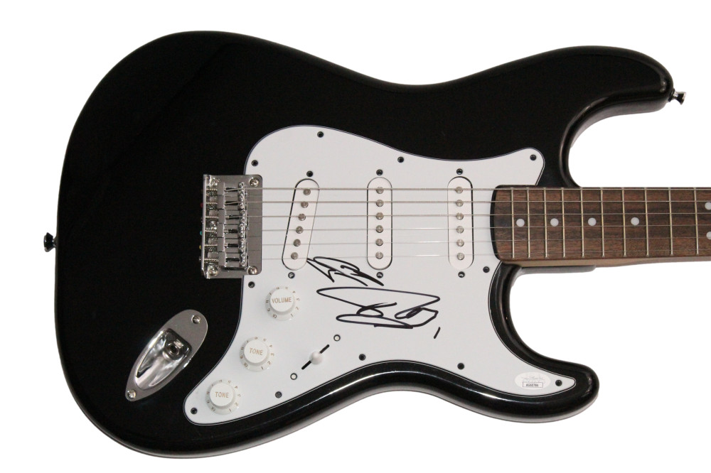 Tom Kaulitz & Georg Listing Signed Autograph Fender Guitar Tokio Hotel w/ JSA
