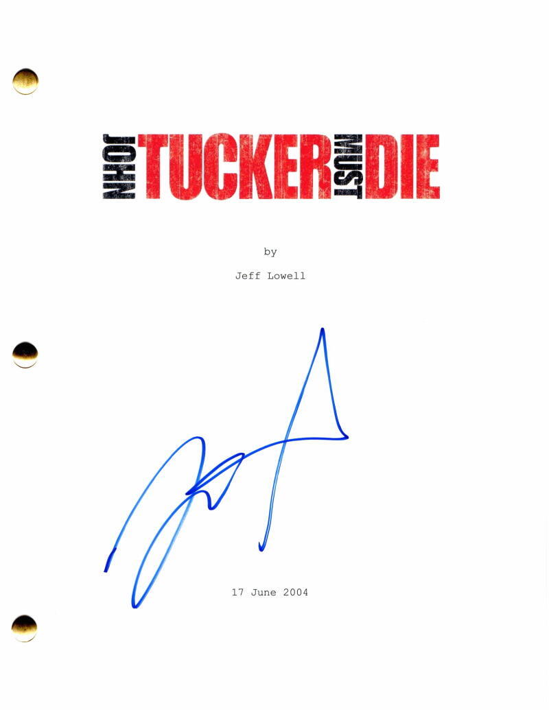 Jesse Metcalfe Signed Autograph John Tucker Must Die Full Movie Script
