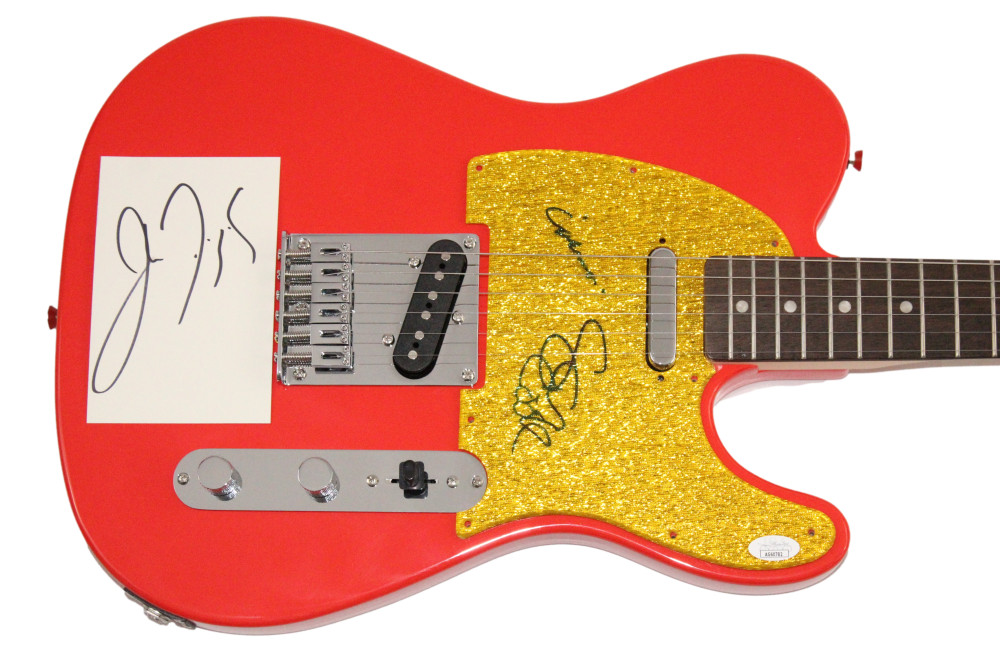 Creedence Clearwater Revival Signed Autograph Fender Electric Guitar - JSA COA
