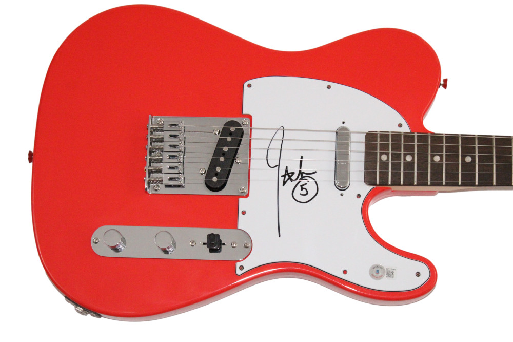 John 5 Lowery Signed Autograph Red Fender Electric Guitar - Motley Crue Beckett
