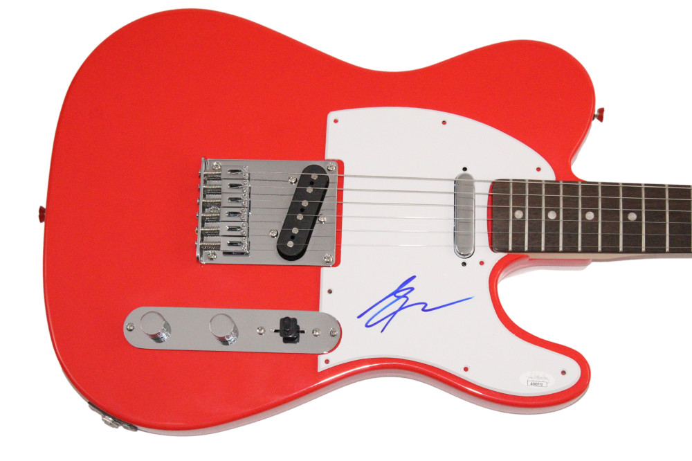 Shania Twain Signed Autograph Red Fender Electric Guitar - Come on Over JSA COA
