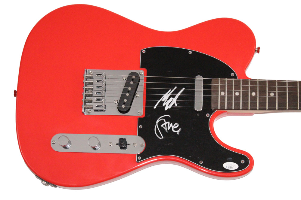 Matt Cameron Stone Gossard Pearl Jam Signed Autograph Fender Electric Guitar JSA
