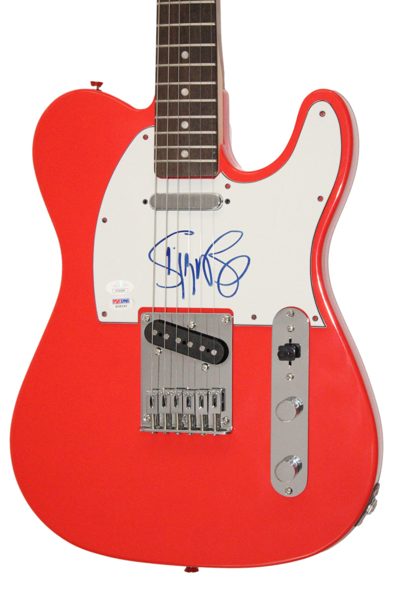 Iggy Pop Signed Autograph Red Fender Electric Guitar The Stooges w/ JSA PSA COA
