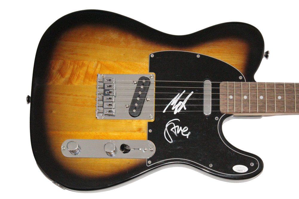 Pearl Jam Matt Cameron Stone Gossard Signed Autograph Fender Electric Guitar JSA
