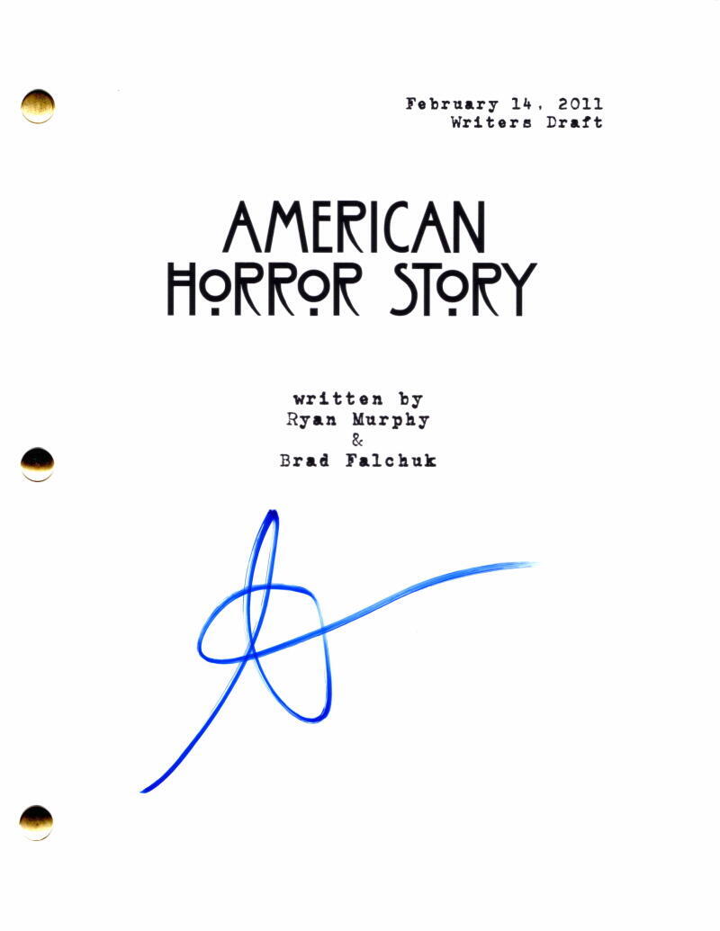 Sarah Paulson Signed Autograph American Horror Story Full Pilot Script - Rare

