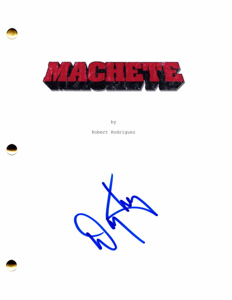 Danny Trejo Signed Autograph Machete Movie Script - Con Air Sky Kids Kills
