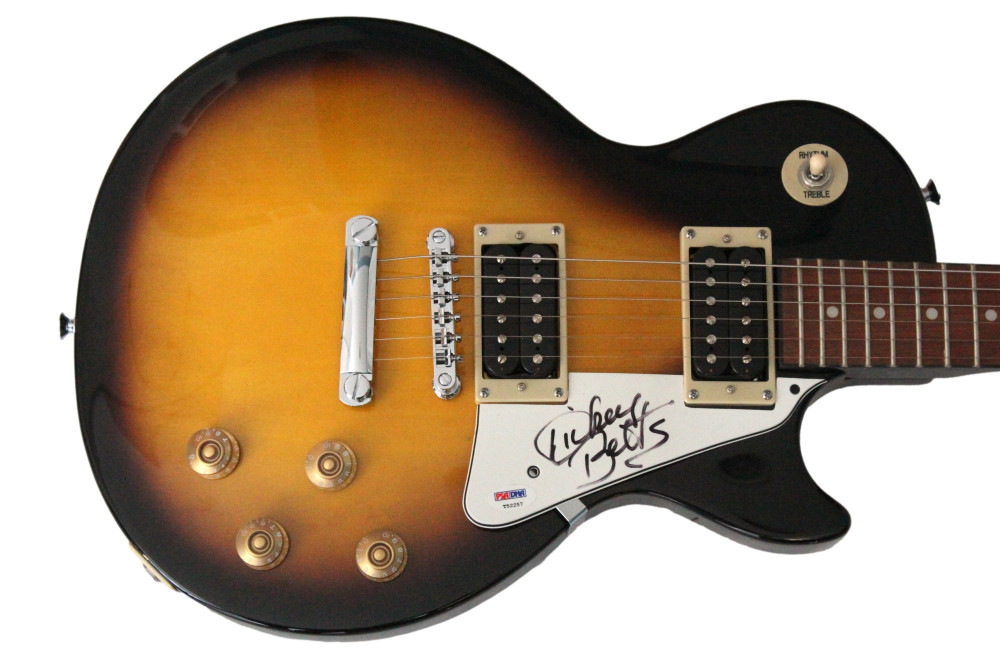 Dickey Betts Signed Autograph Epiphone Les Paul Guitar Allman Brothers - PSA COA
