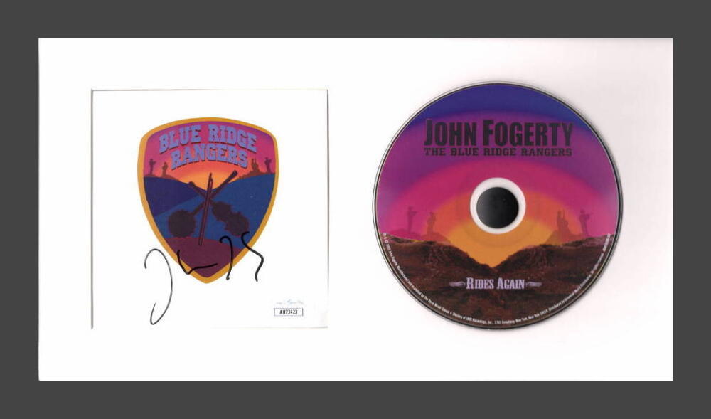 John Fogerty Signed Autograph Blue Ridge Rangers Framed CD Display w/ JSA COA
