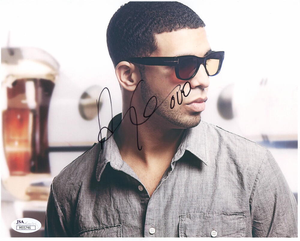 Aubrey Graham Drake Signed Autograph 8x10 Photo - Take Care Views w/ JSA COA
