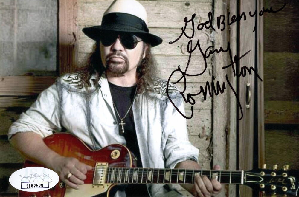 Gary Rossington Signed Autograph 4x6 Photo - Lynyrd Skynyrd Guitarist w/ JSA COA
