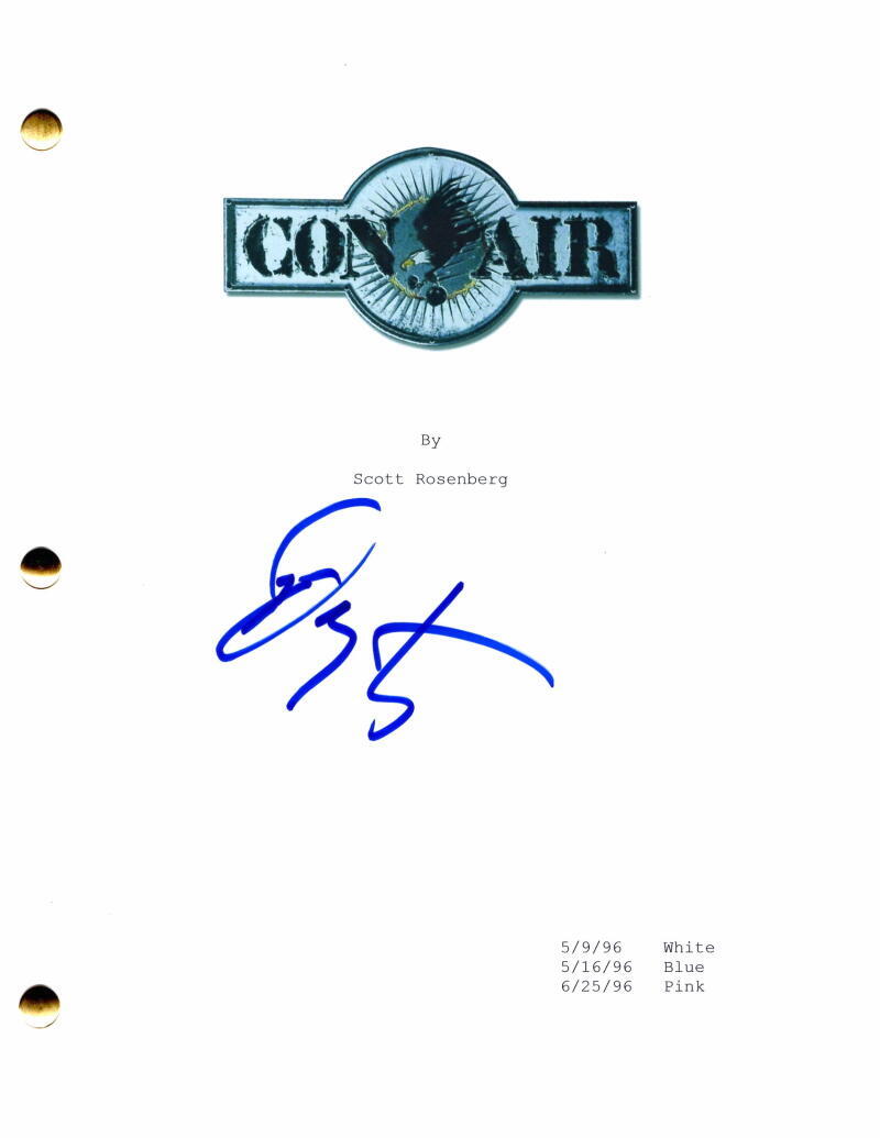 Danny Trejo Signed Autograph Con Air Movie Script - Machete Kills Sky Kids
