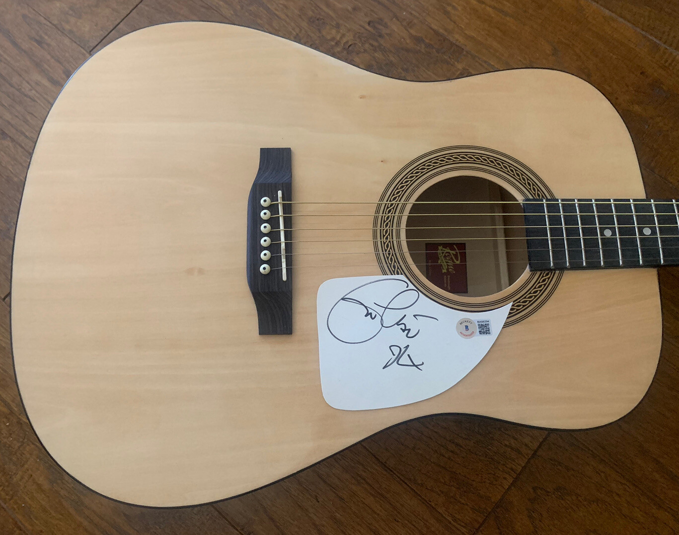 ERIC CLAPTON CREAM YARDBIRDS SIGNED AUTOGRAPHED ACOUSTIC GUITAR PSA CERTIFIED COLLECTIBLE MEMORABILIA