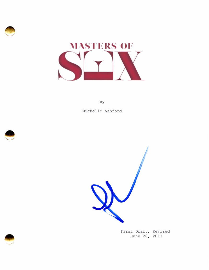 Lizzy Caplan Signed Autograph Masters of Sex Full Pilot Script Virginia Johnson
