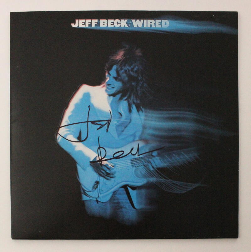 Jeff Beck Signed Autograph Album Vinyl Record - Wired - Guitar God w/ JSA COA
