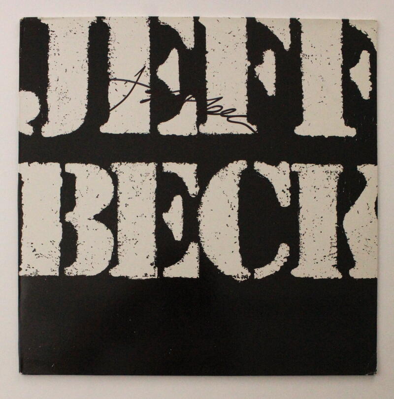 Jeff Beck Signed Autograph Album Vinyl Record - There & Back w/ JSA COA
