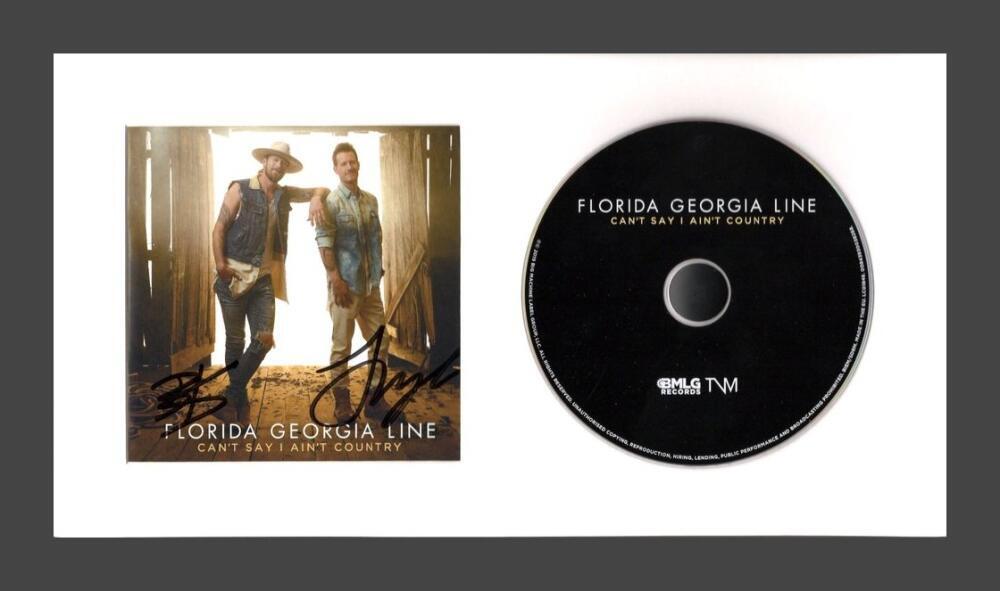 Florida Georgia Line Signed Autograph Framed CD Can't Say I Ain't Country JSA
