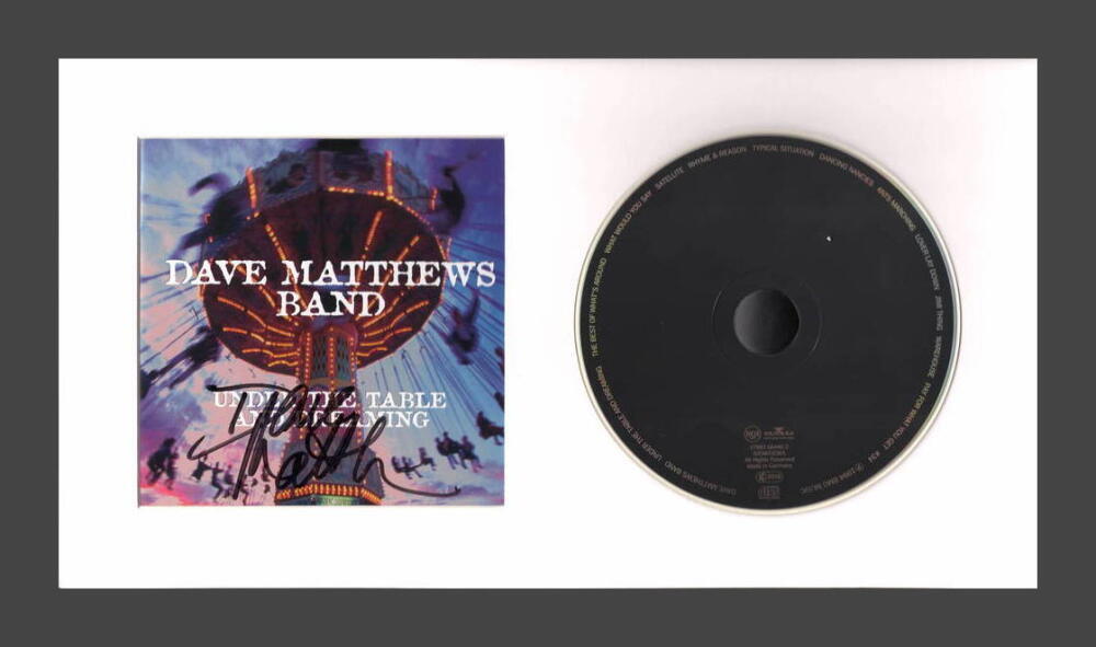 Dave Matthews Signed Autograph Under the Table Dreaming Framed CD Display JSA
