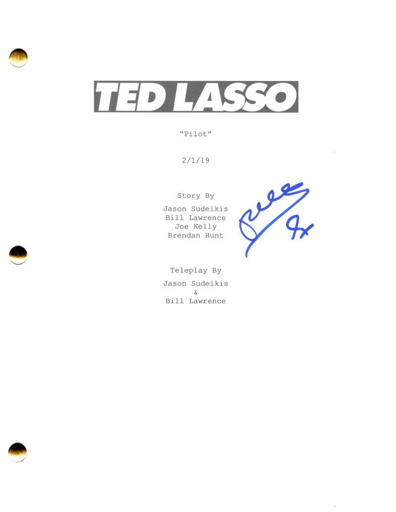 Phil Dunster Signed Autograph Ted Lasso Full Pilot Script - Jamie Tartt Rare
