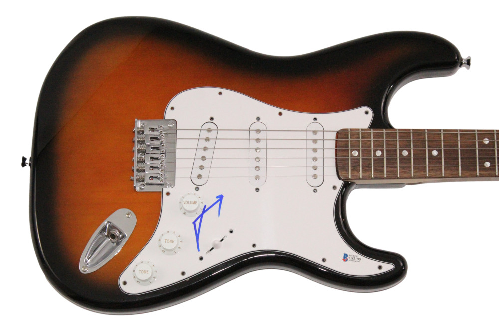 Jared Leto Thirty Seconds to Mars Signed Autograph Fender Electric Guitar w/ BAS
