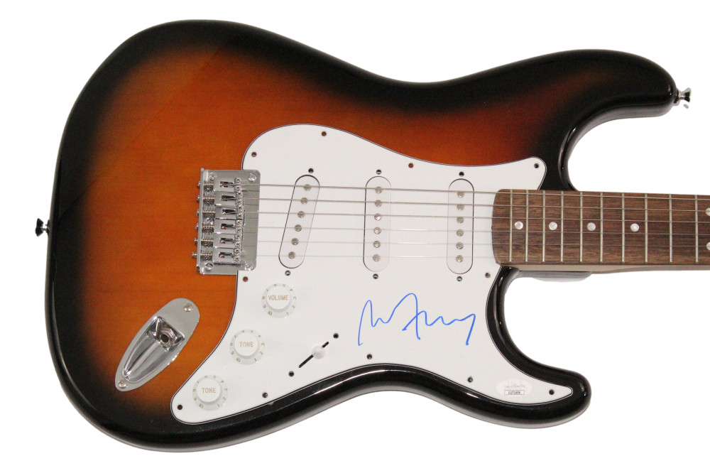 Bryan Ferry Signed Autograph Full Size Fender Electric Guitar Roxy Music JSA COA
