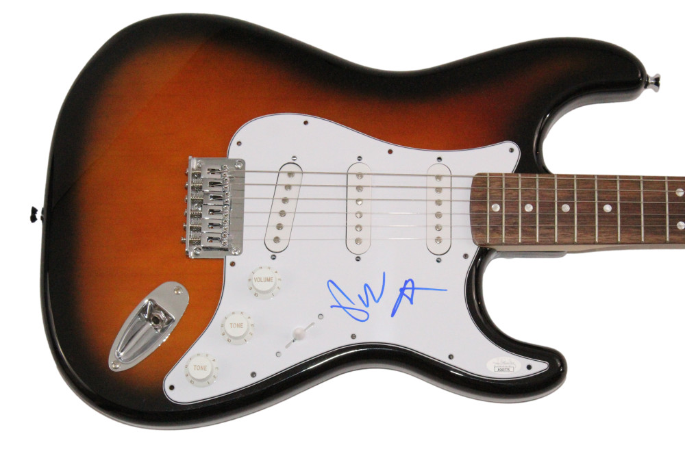 Pete Wentz & Patrick Stump Signed Autograph Fender Guitar - Fall Out Boy JSA COA
