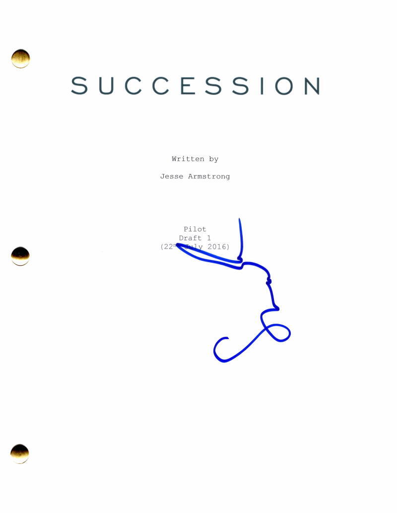 Sarah Snook Signed Autograph Succession Full Pilot Script - Star Shiv Roy - Rare
