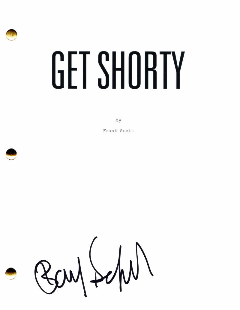Bobby Sonnenfeld Signed Autograph Get Shorty Full Movie Script w/ Gene Hackman
