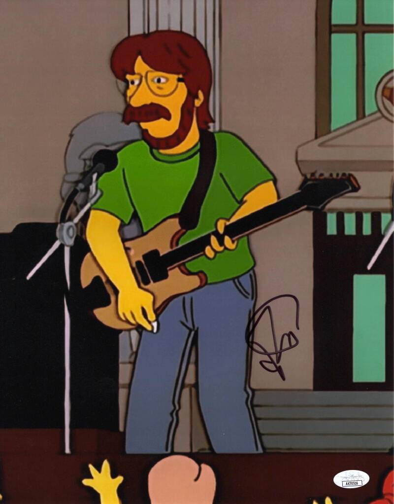 Trey Anastasio Signed Autograph 11x14 Photo - Phish star on The Simpsons JSA COA
