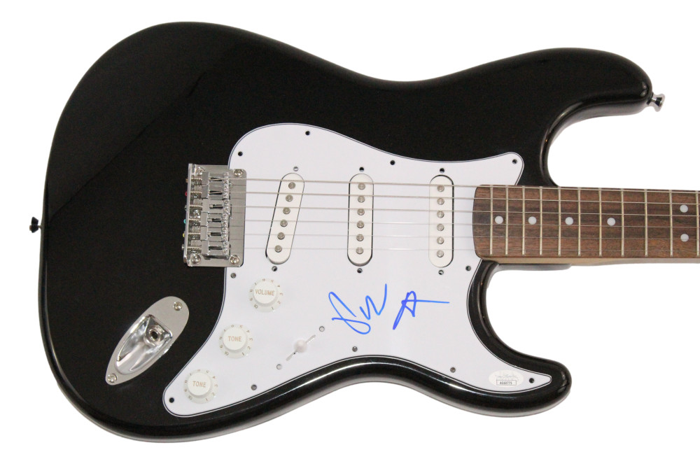 Pete Wentz & Patrick Stump Signed Autograph Fender Guitar Fall Out Boy JSA COA
