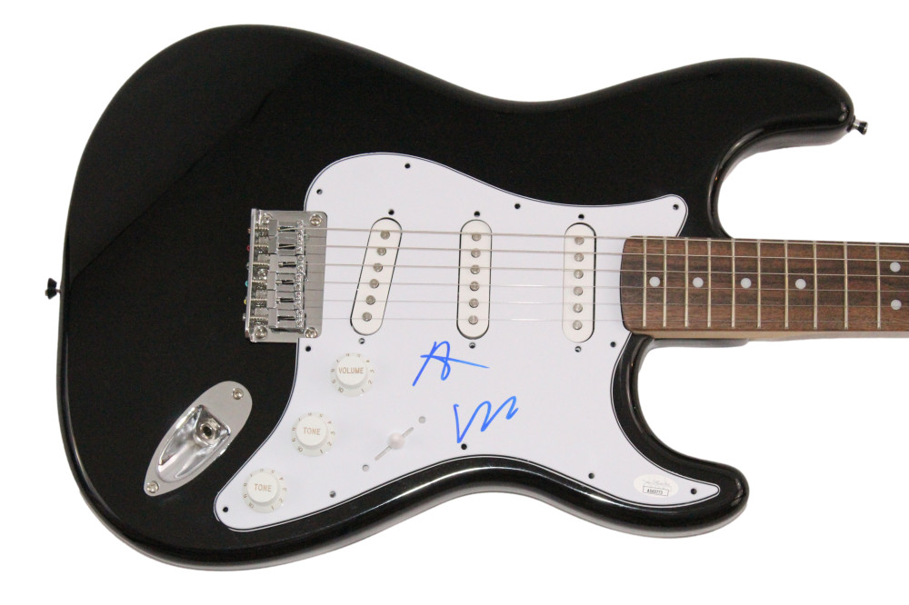 Fall Out Boy Signed Autograph Fender Guitar - Pete Wentz & Patrick Stump w/ JSA
