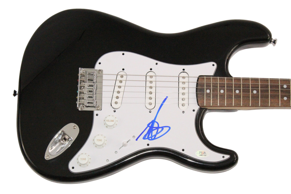 Mark Hoppus Blink-182 Signed Autograph Fender Electric Guitar Dude Ranch PSA COA
