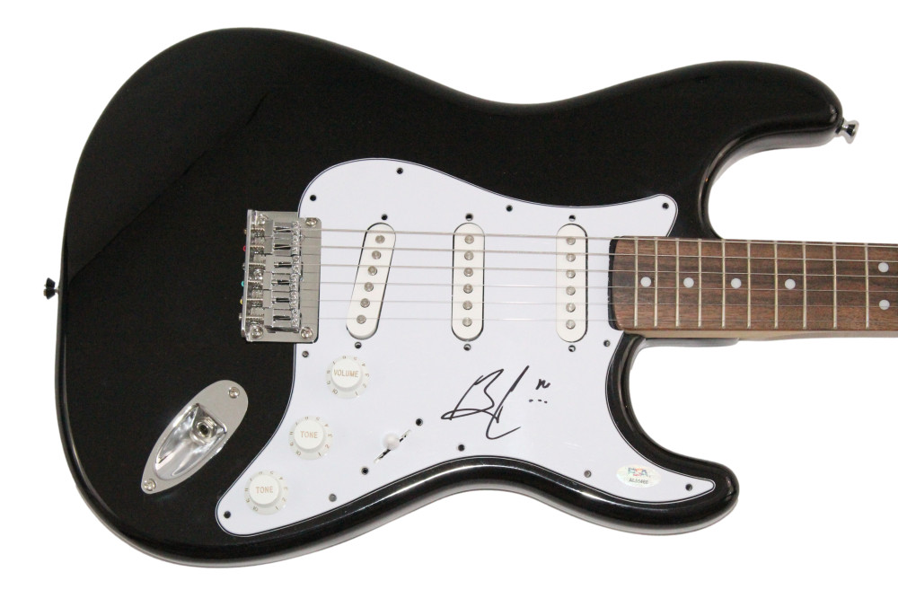 Brent Smith Shinedown Signed Autograph Fender Electric Guitar Amaryllis PSA COA
