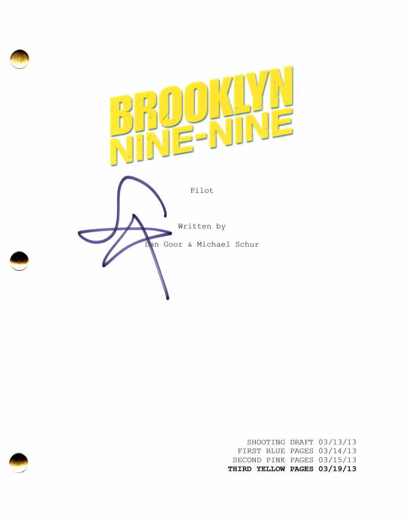 Stephanie Beatriz Signed Autograph Brooklyn Nine-Nine Pilot Script - Rosa Diaz
