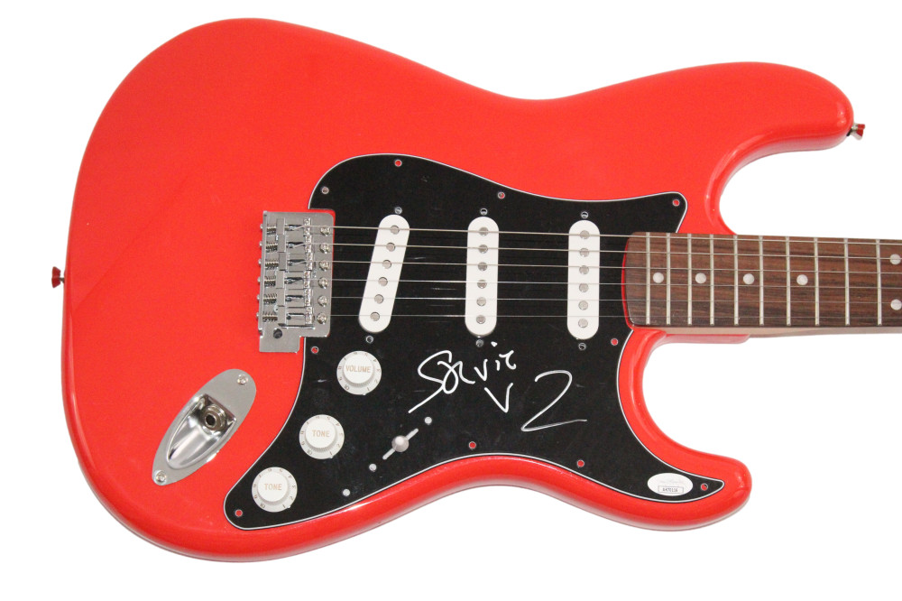 Steven Van Zandt E Street Band Signed Autograph Red Fender Electric Guitar - JSA
