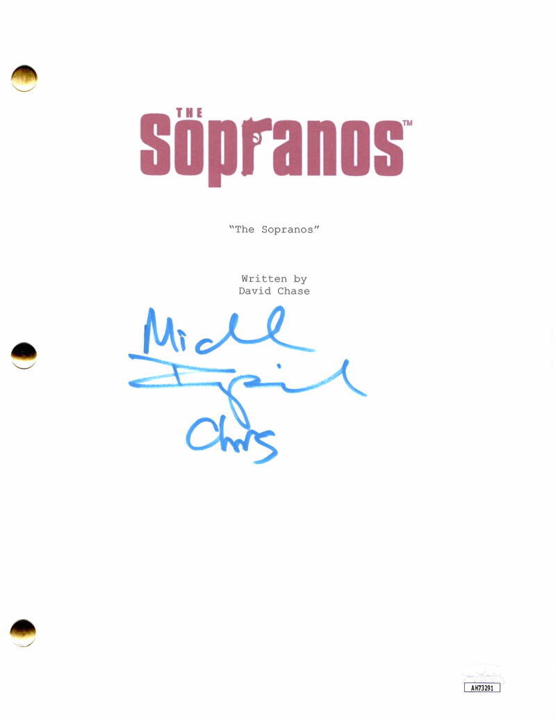 Michael Imperioli Signed Autograph Sopranos Pilot Script - Chris Moltisanti JSA
