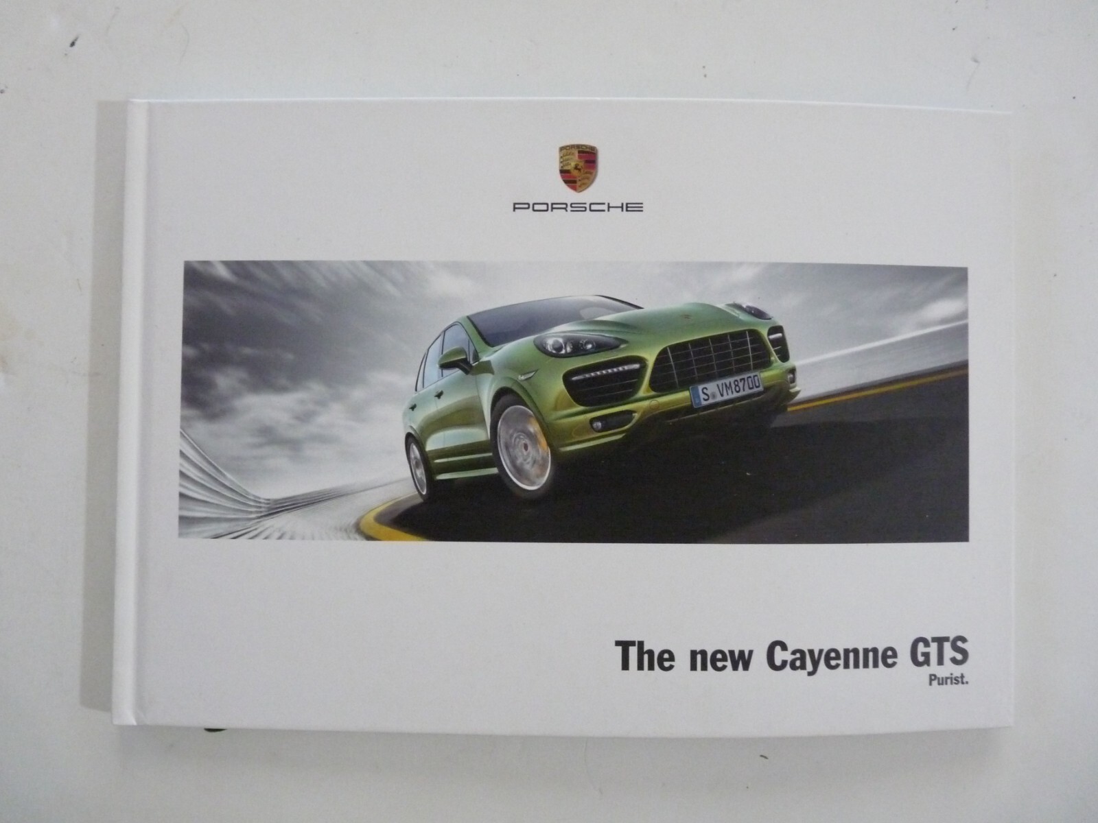 2012-13 Porsche new Cayenne GTS Dealer Hardback Sales Brochure Catalog
