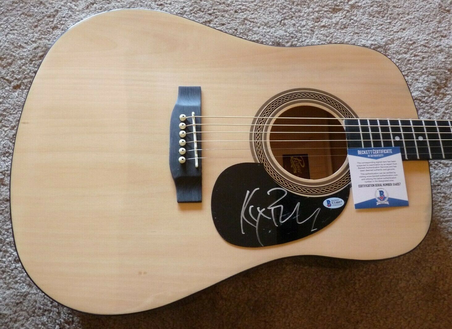 Kix Brooks Signed Autographed Acoustic Guitar Beckett Certified
