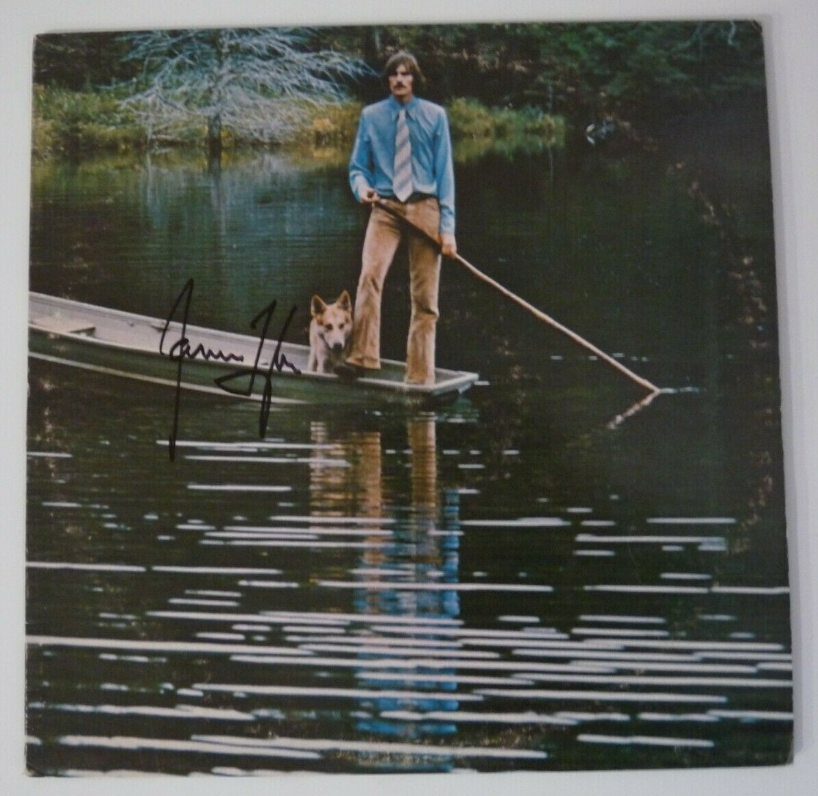 James Taylor One Man Dog Signed Autographed LP Album Beckett Certified
