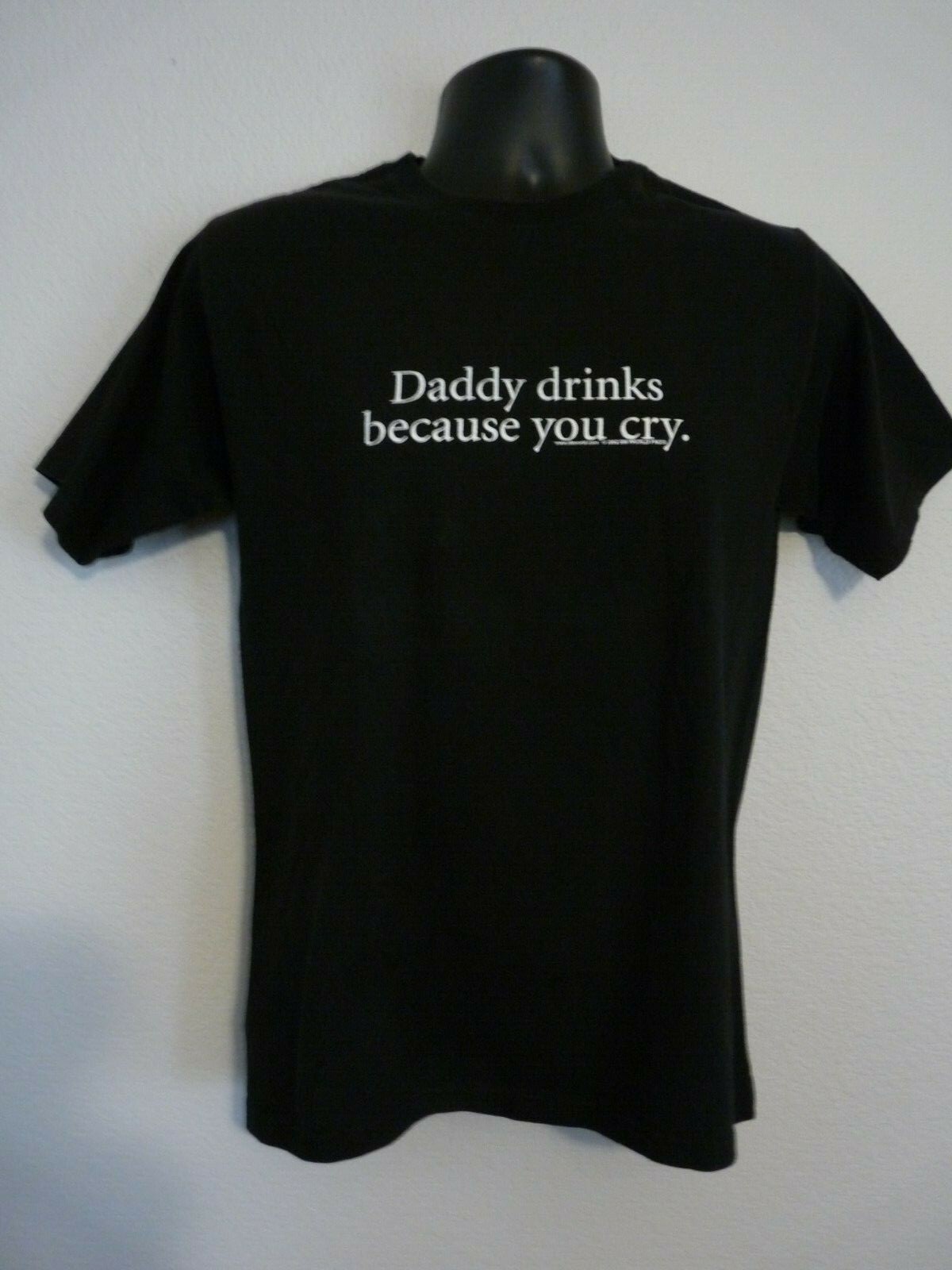 Slash Guns & Roses DADDY DRINKS Black T Shirt OWNED BY SLASH SAUL HUDSON
